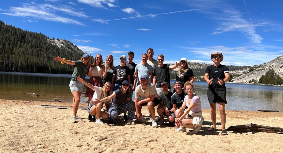 Sequoia National Park groepsfoto